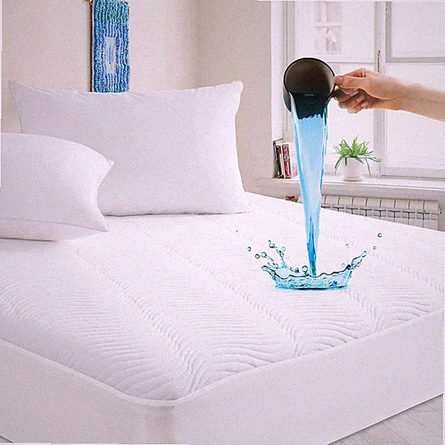 100% Waterproof Knit Mattress Protector Stretch up to 21", Deep Pocket Design