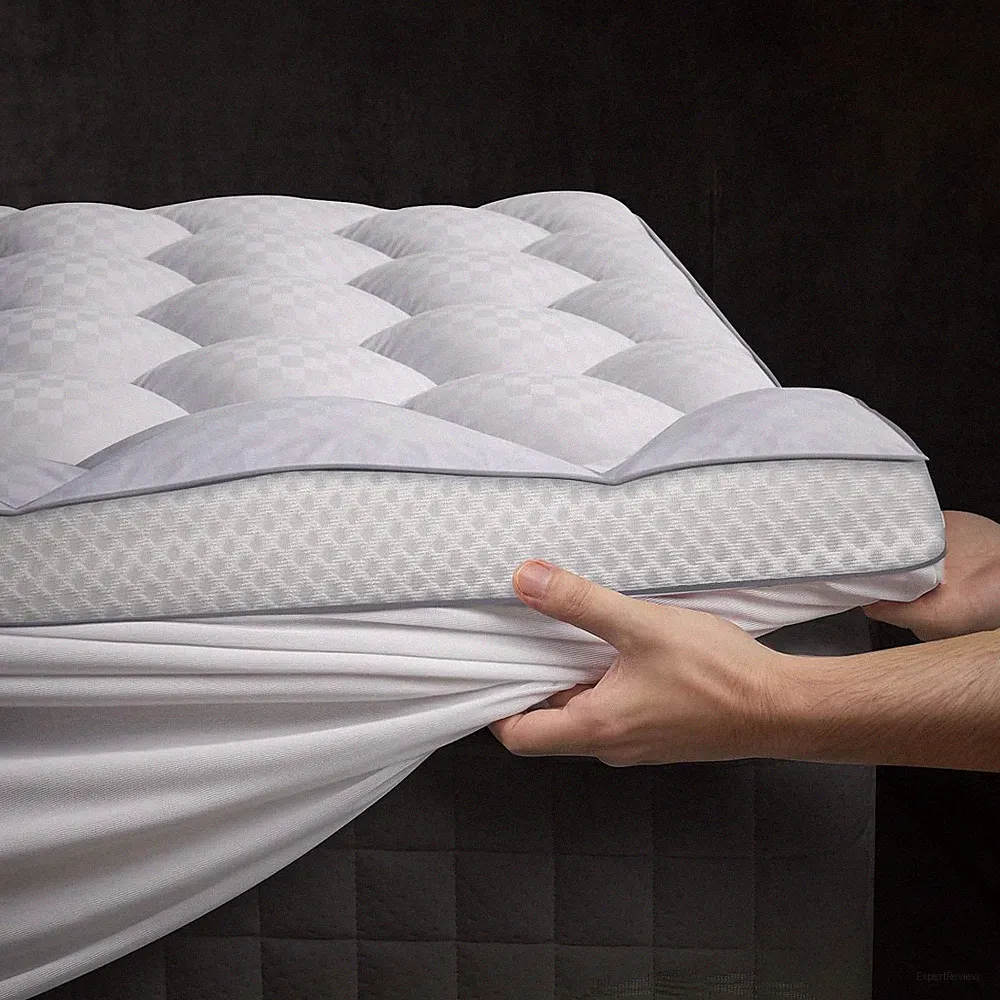 3 Inch Ultra-Fluffy Memory Foam Mattress Topper Super Queen for Back Pain, Extra
