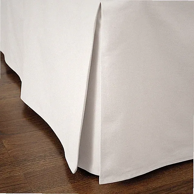 Ballard Tailored Bedskirt - Super White Twill,Full