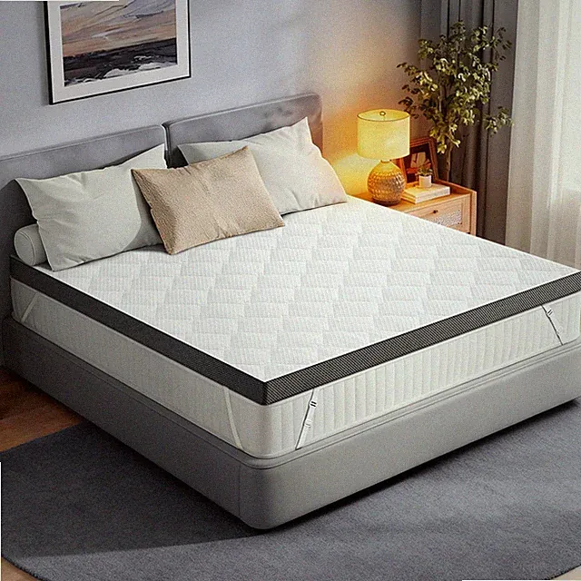 Extra Firm King Mattress Topper: 3 Inch Super Support Mattress Pad, High Density