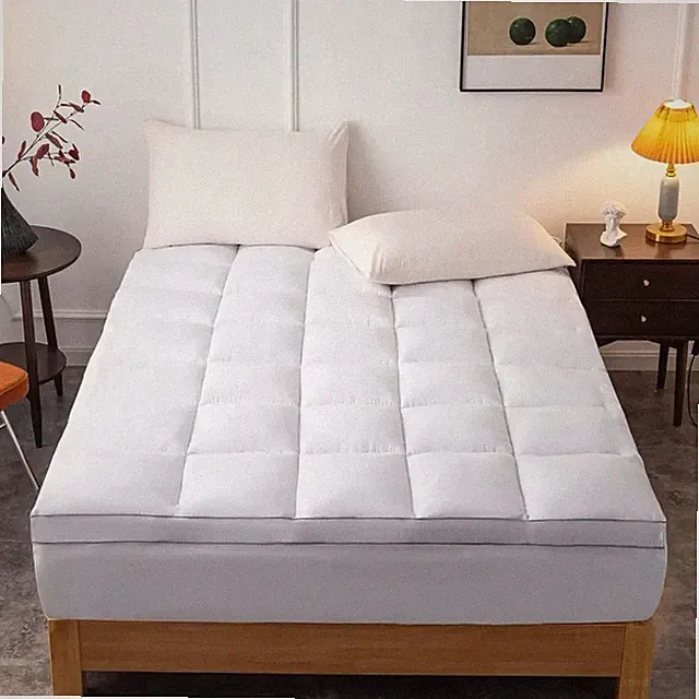 Extra Thick Mattress Pad Cooling Matress Topper Pillowtop Deep Pocket Bed Cover