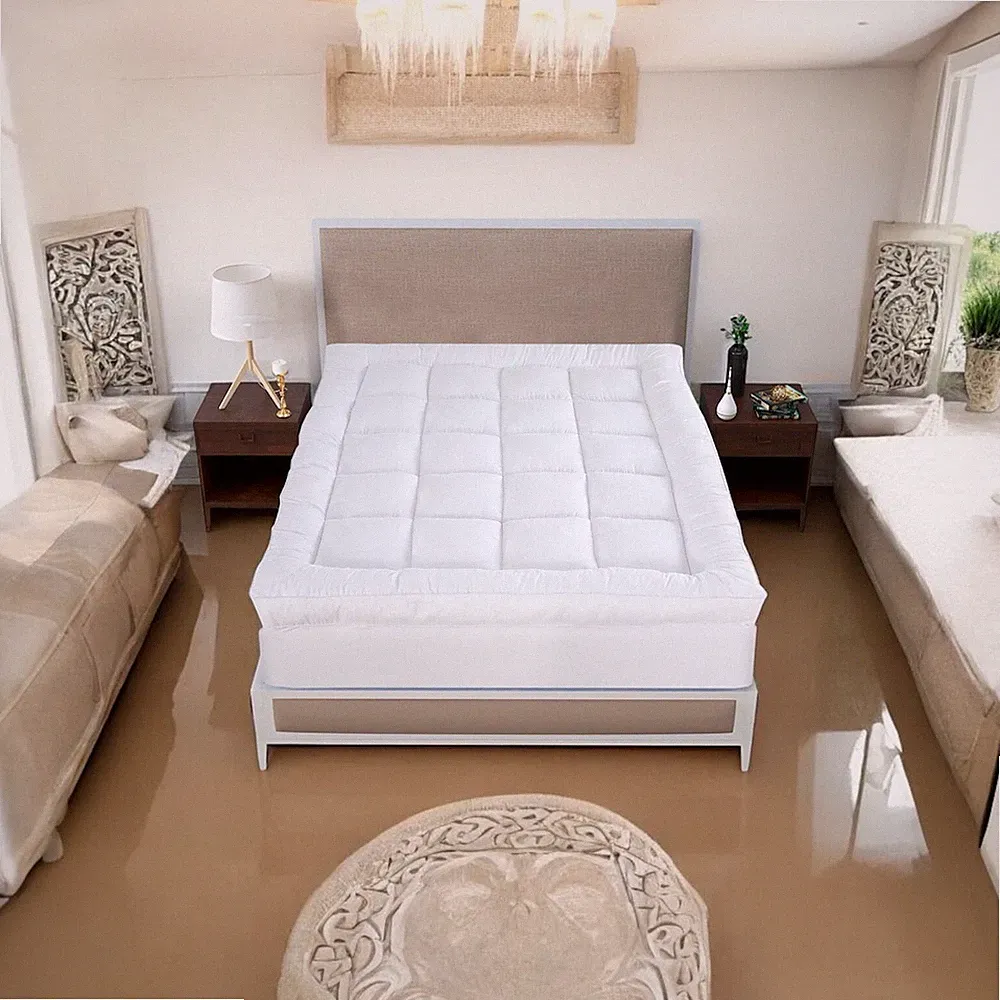 Mattress Topper 4Inch (10CM) Deep Sleep Mattress Topper Super Soft Deep Filled