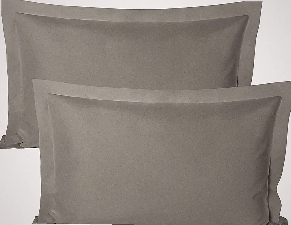 Queen Pillow Shams Set of 2, 100% Brushed Microfiber, 20 X 30 Inches, Super Soft
