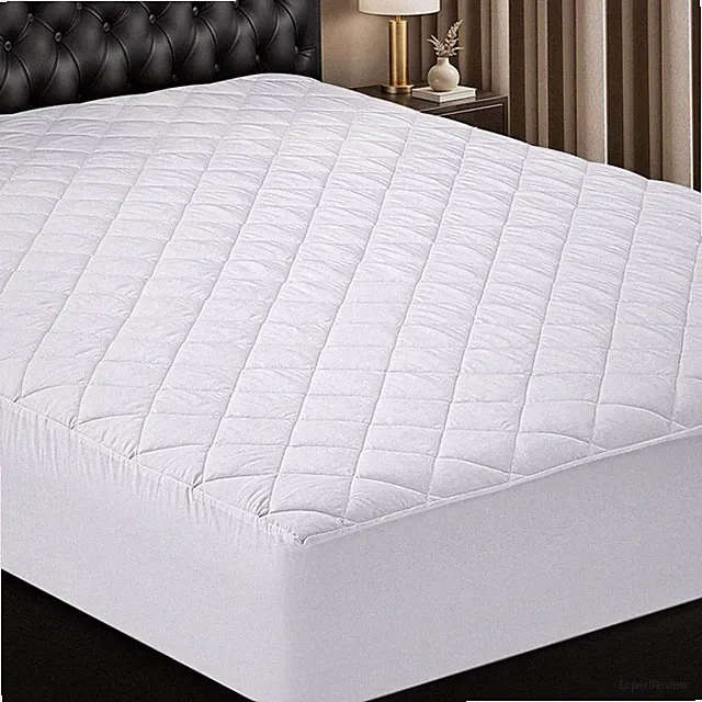 Quilted washable mattress protector with deep pocket stretch and secure fitted!!