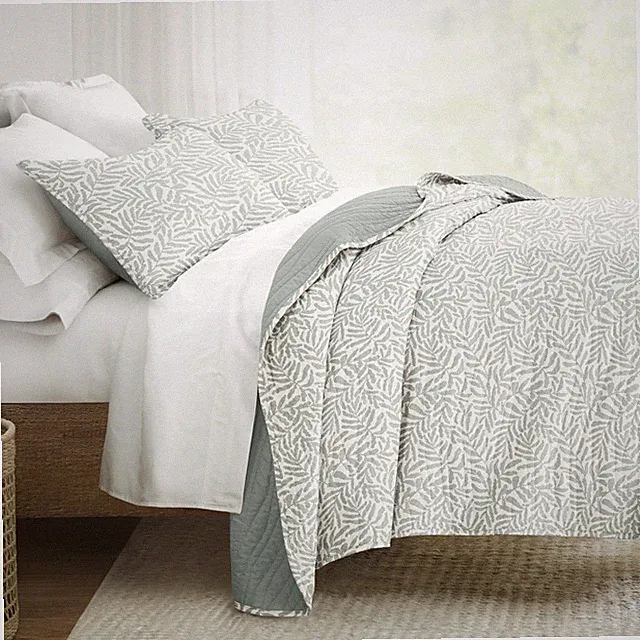 Reversible Quilted Coverlet Set Softest Fashion Collection By Kaycie Gray
