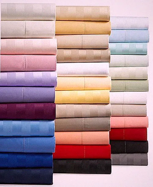 Super Soft 1000 Thread Count Egyptian Cotton 3 PCs Duvet Set Solid/Stripe Colors