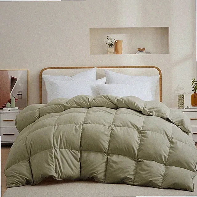 Super Soft Cozy Sient Oversized Down Duvet Insert King or Queen Corner Tie